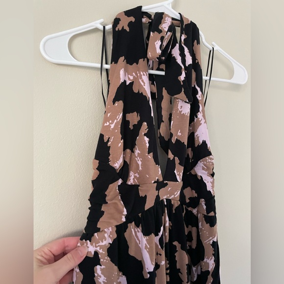 NWT Diane Von Furstenberg Floral Halter Jumpsuit - Picture 6 of 11